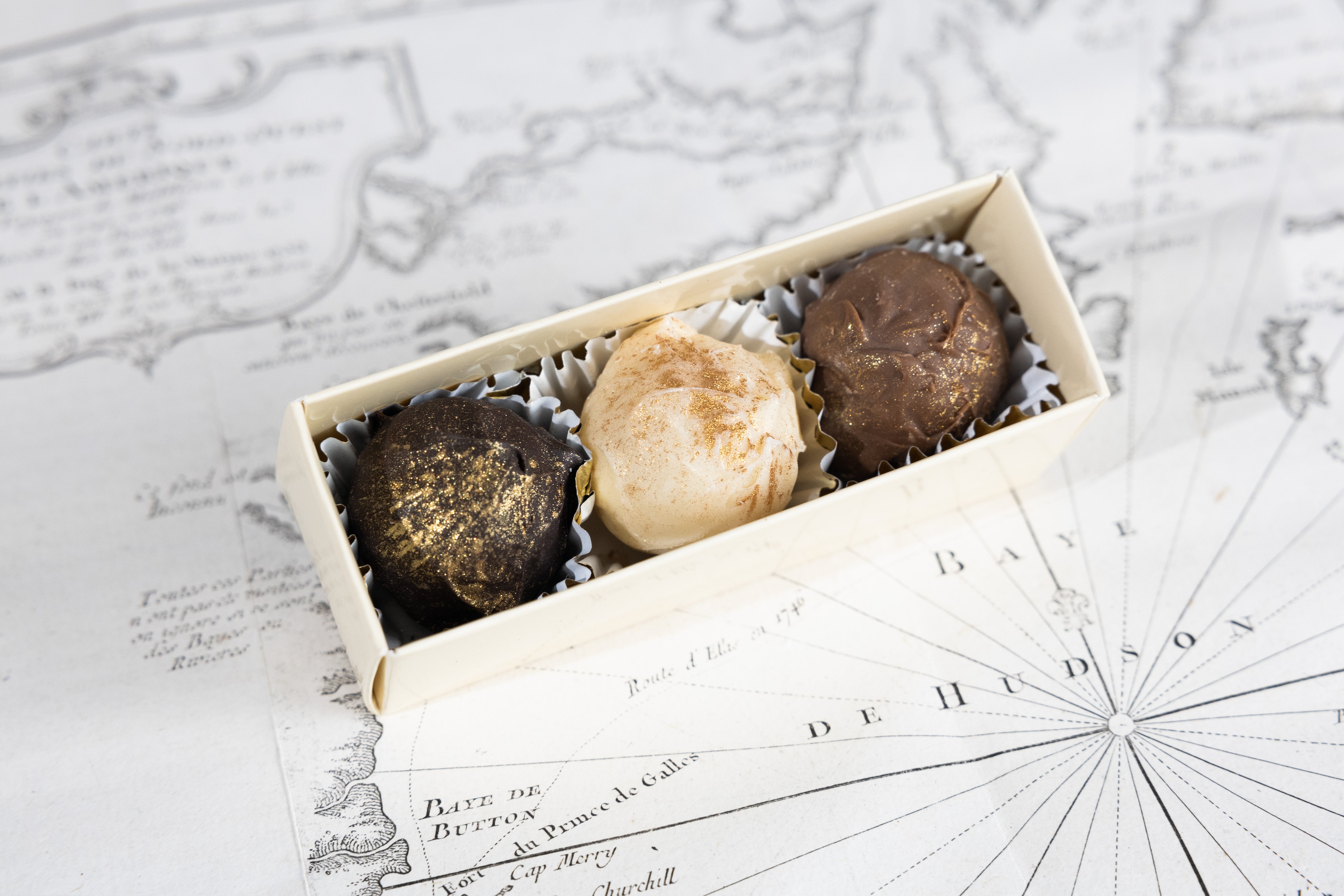 Hudson Bay Rum Trüffel Pralinen (alkoholisch)