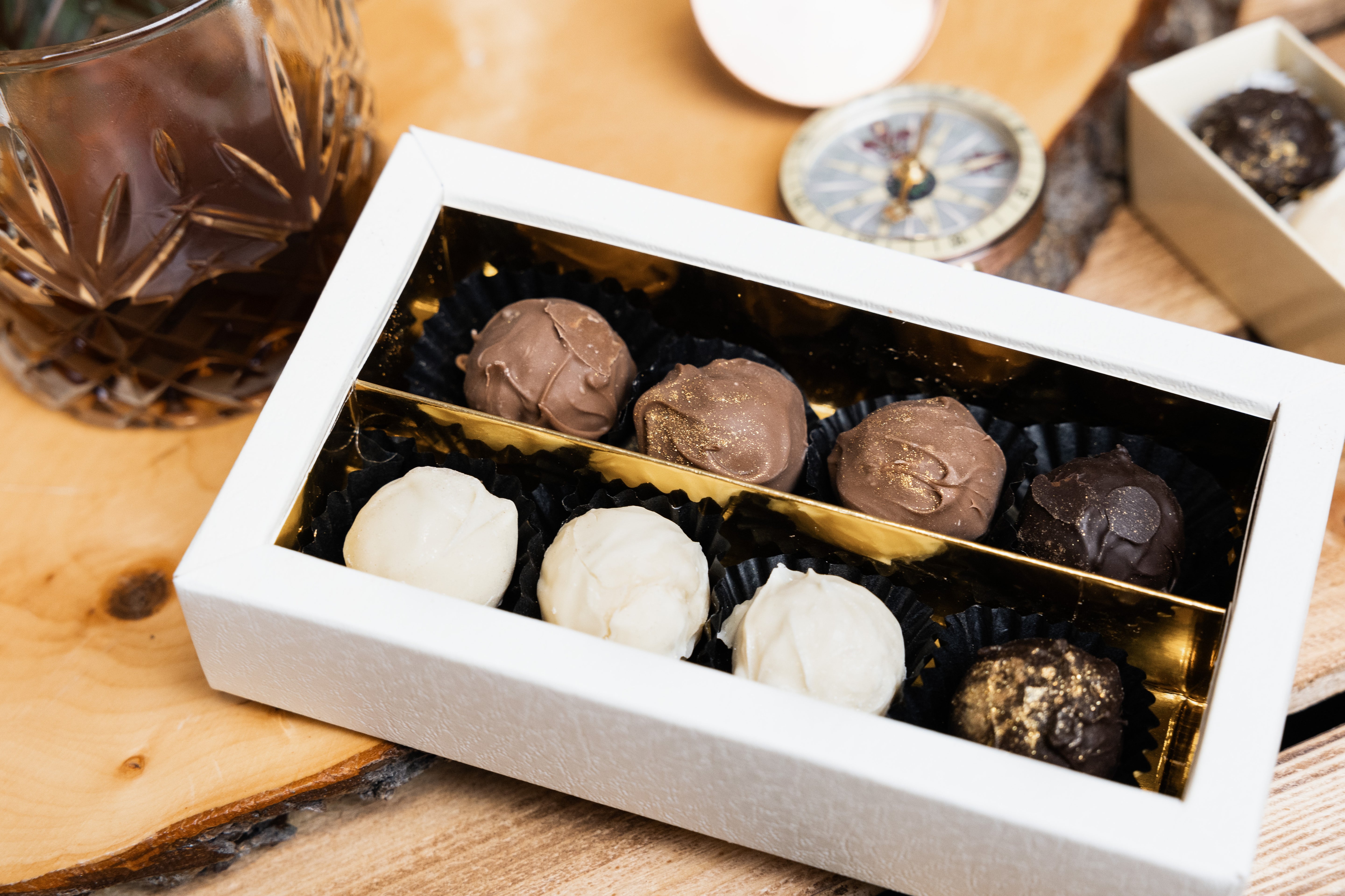 Hudson Bay Rum Trüffel Pralinen (alkoholisch)